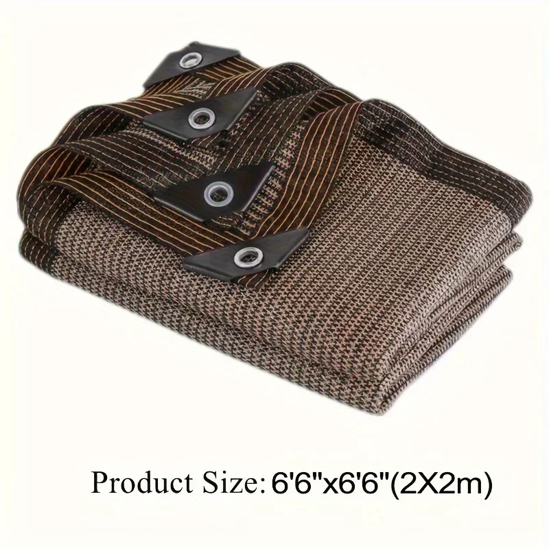 80% UV Protection Vinyl Shade Cloth with Grommets - Perfect for Garden, Patio, Greenhouse, Breathable Privacy Screen