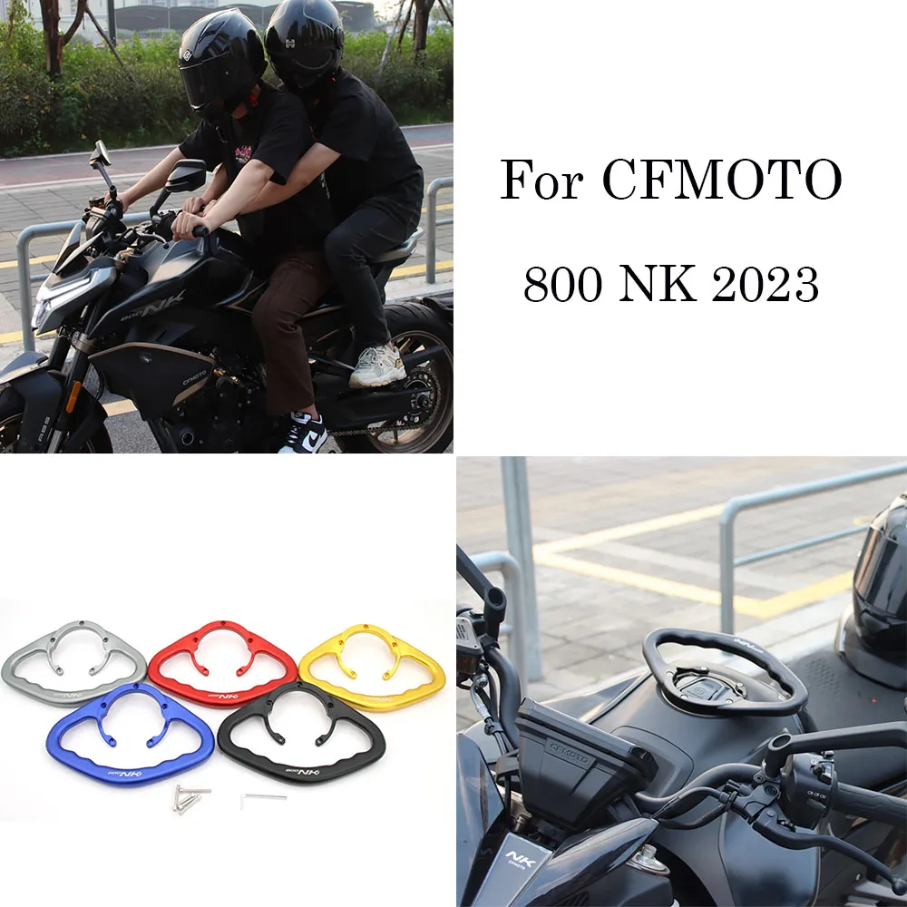 For 2023 CFMOTO 800 NK 800nk Motorcycle Modified Fuel Tank Cover Armrest Passenger Rear Seat Handle Bracket Accessorie CF 800NK