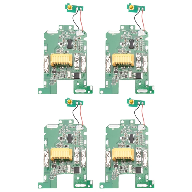 BL1830 Li-Ion Battery BMS PCB Charging Protection Board for Makita 18V Power Tool BL1815 BL1860 LXT400 BL1850, 4 Pack