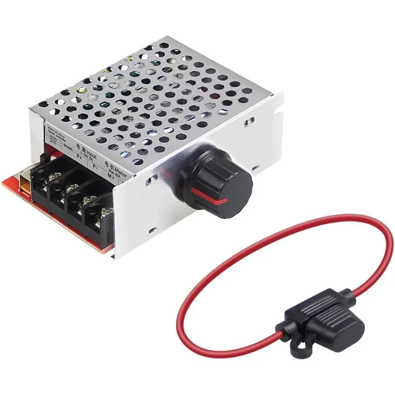 PWM DC Motor Speed Controller with 30A Fuse, 7-70V Wide Voltage Range Switch Control 30A Fuse