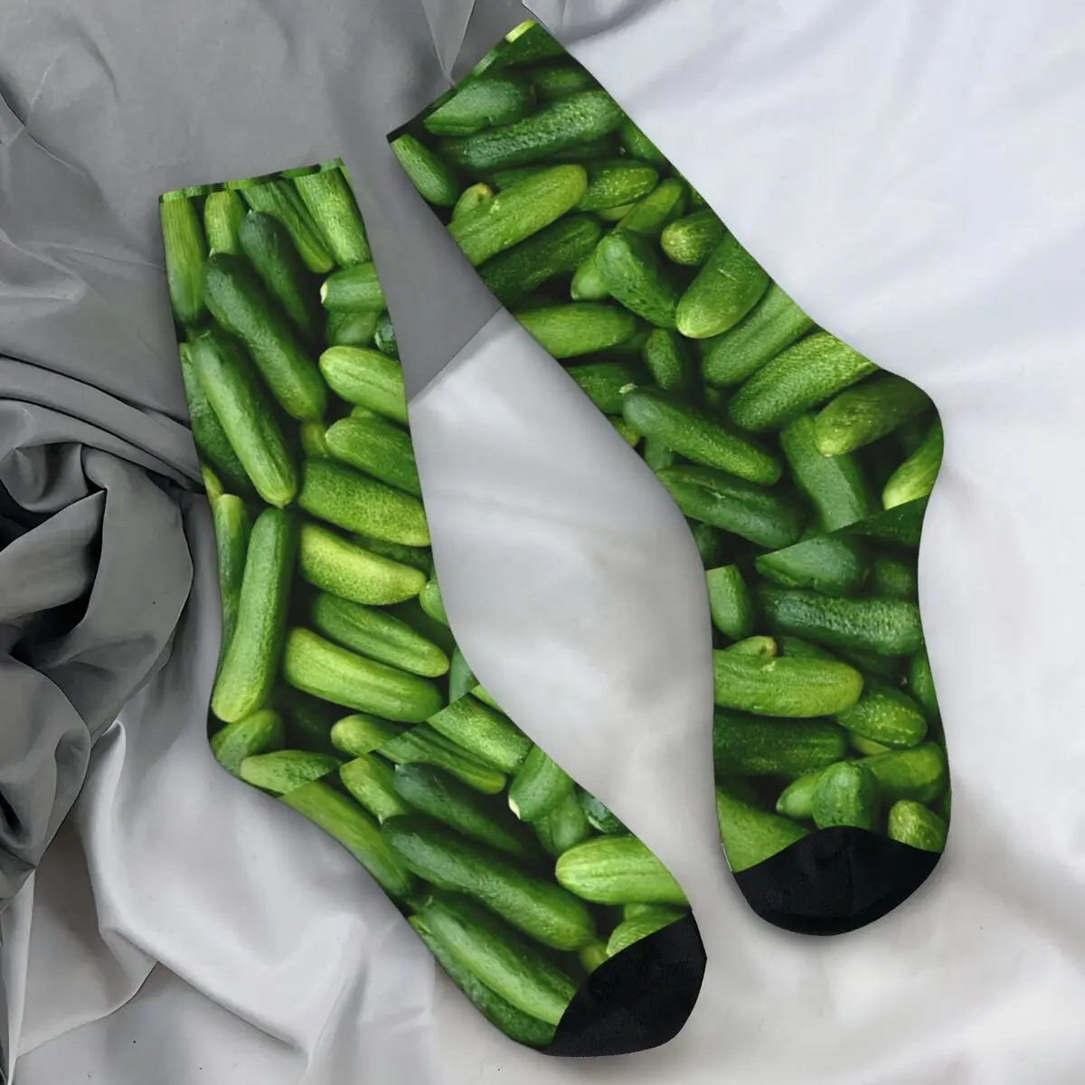 재미 있은 오이 야채 양말 가을 스타킹 우아한 여성 남성 부드러운 통기성 양말 패턴 등반 안티 슬립 양말