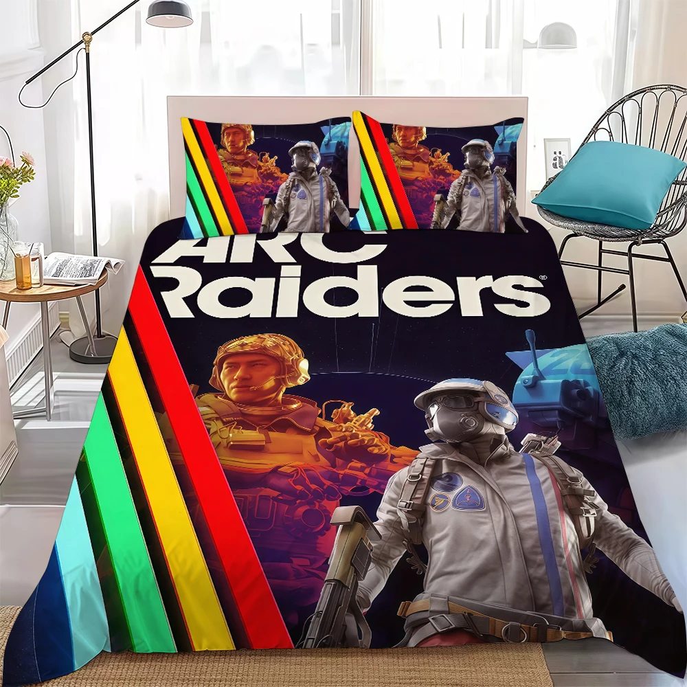 Game A-ARC R-Raiders Duvet Cover Set Home Style Bedding Soft Laundry Cotton Bed 3 Piece Set Student Dormitory Gift