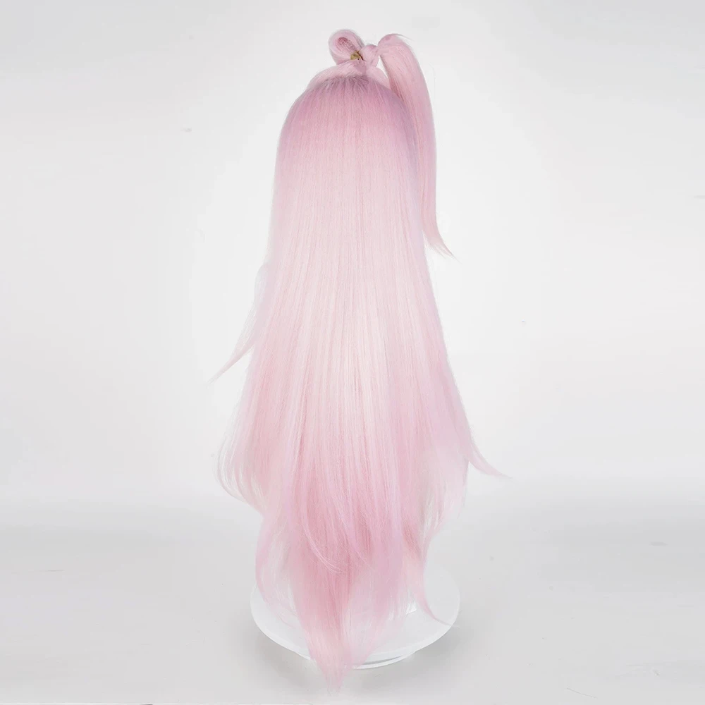 Game Genshin Impact Aino Cosplay Pruik Vrouwen Lolita Roze Lang Haar Hittebestendige Synthetische Pruiken Halloween Carnaval Prop