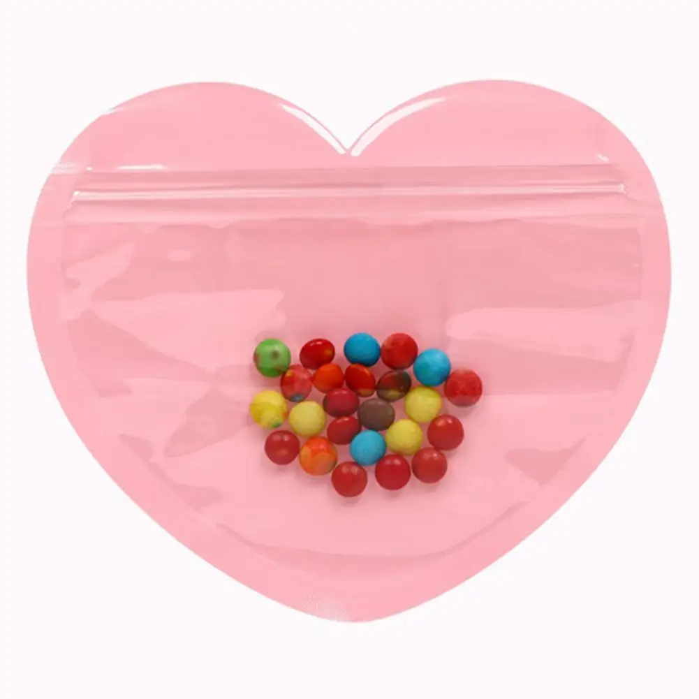 

Heart-shaped Jewelry Bags Transparent Jewelry Sample Bags Durable Heart-shaped Bags for Beautiful Gifts Small for Jewelry