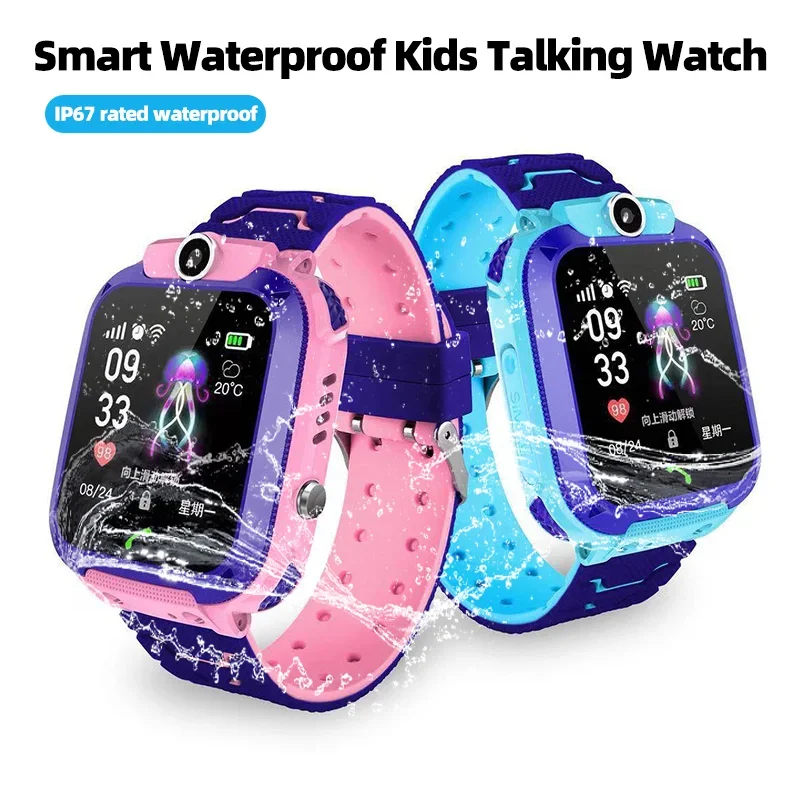 

Q12 Kids Smart 2G Call Phone Watch Waterproof Mother Children GPS Monitor Boy Girls SOS Child Sports Digital Watches Tracker