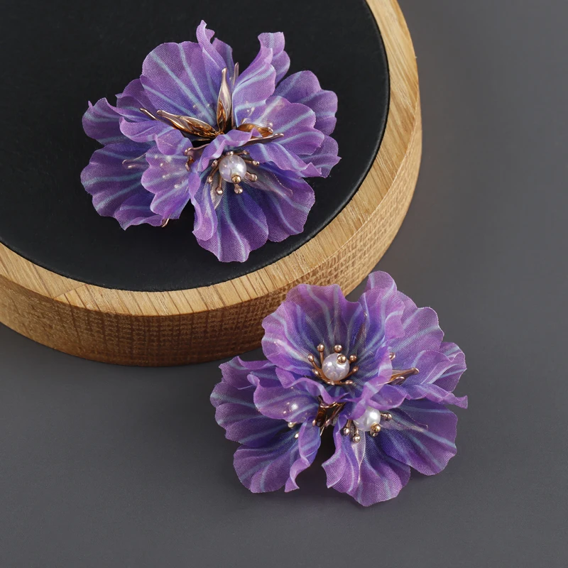assoonas, F163, Schmuckzubehör, 18k vergoldet, handgefertigt, Blumenform, Anhänger, DIY-Ohrringanhänger, Schmuckherstellung, 6 Stück/Lot – Detail 5