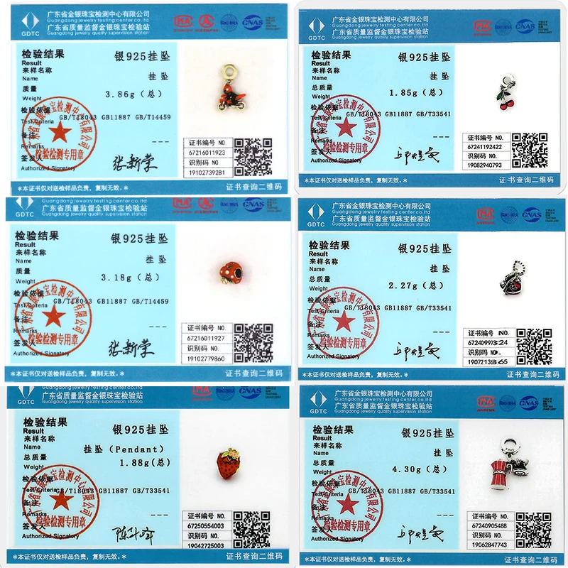 Red Series Charms Beads Pendan 925 Sterling Silver Suitcase Red Wine High Heels Cherry Charm Fit Original Bracelet Woman Jewelry