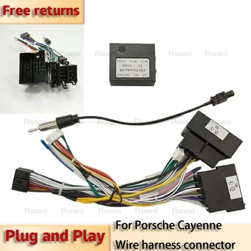 

JF-PS-03 for Porsche Cayenne Wire harness connector car ISO harness canbus box cable