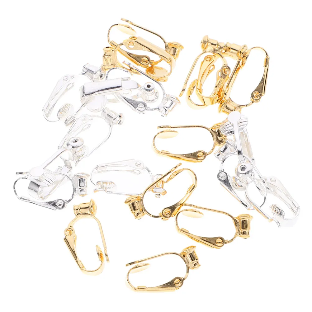 Kit de 40 piezas para convertir aretes en clips, para orejas no perforadas, clip invisible, herramienta para hacer joyas para mujeres, uso diario.