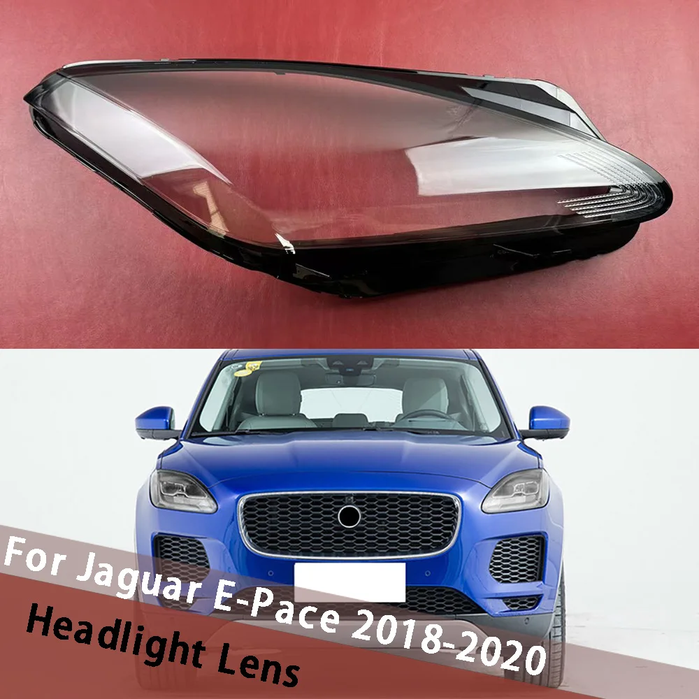 

For Jaguar E-Pace 2018 2019 2020 Headlamp Cover Transparent Lens Housing Headlight Shell Plexiglass Replace Original Lampshade