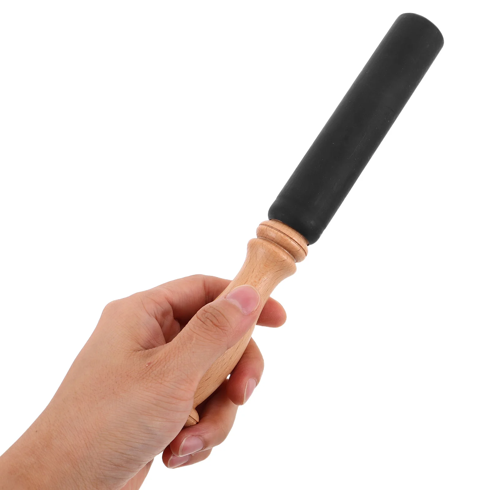

Tibetan Singing Bowl Mallet Wooden Striker Suede Wrapped Sound Stick for Yoga Relaxation Hand Percussion Sound Bowl Accessories