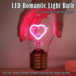 Fun Edison Creative Light Bulb Usb Flower Portable Rainbow Love-shaped Lighting Lights Energy-saving Rechargeable Decorative Led