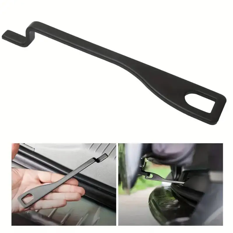 Stainless Steel Extended Tow Hook Bracket Tailgate Extension Hanging Hook Heavy Duty Part For Van Rear Door Camping Modificatio