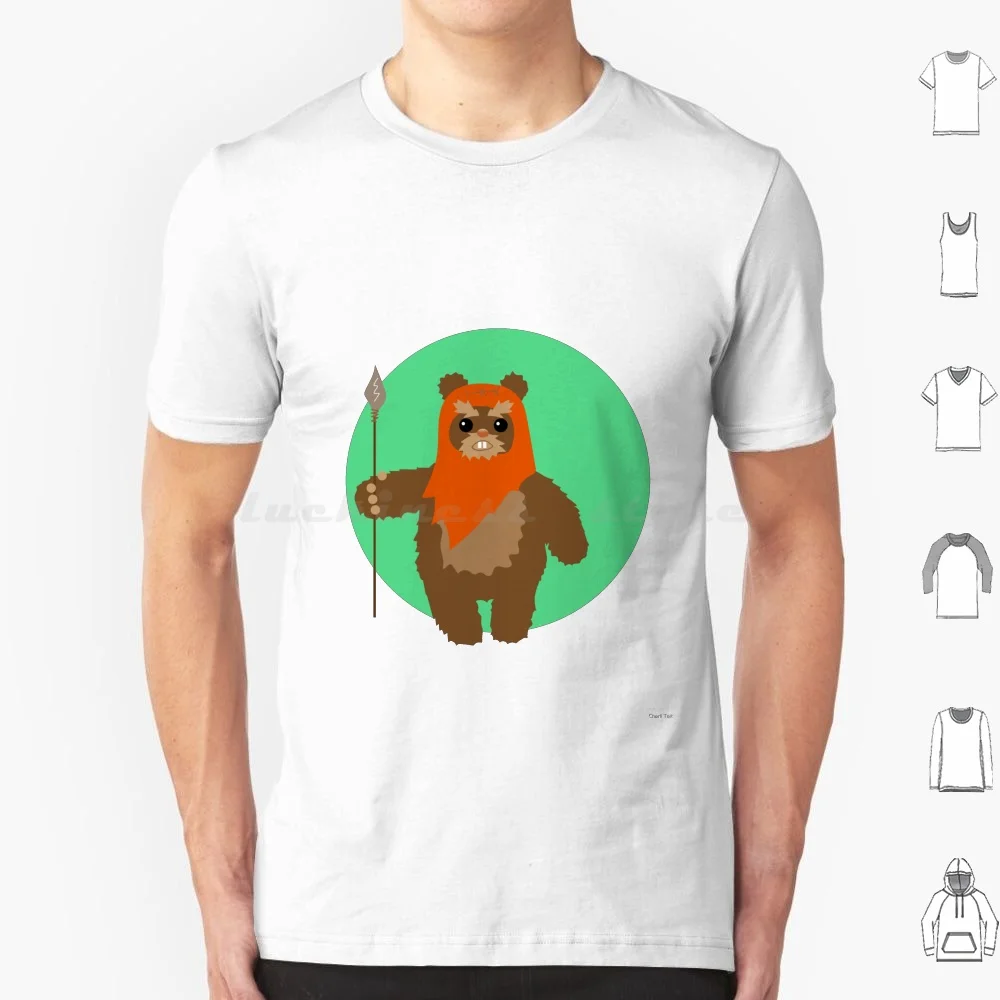 

Yubnub! T Shirt Cotton Men Women DIY Print Ewok Bear Cute Circle The Force Charli Tait