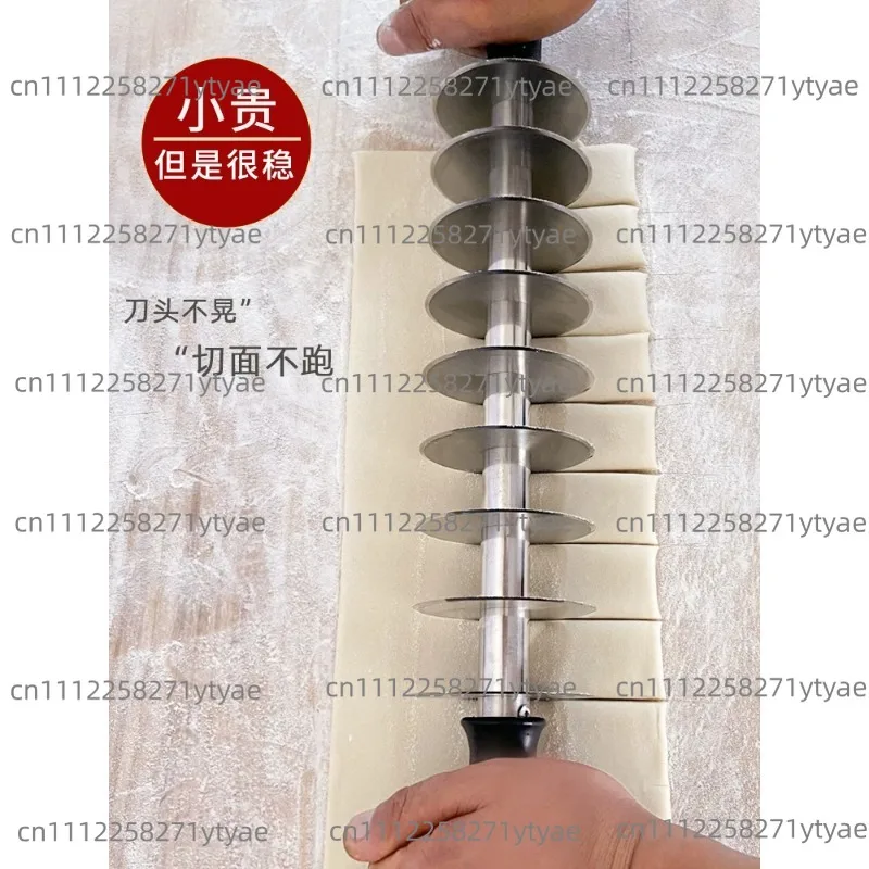 Stainless Steel Roller Dough Cutter Commercial Fried Dough Stick Tool