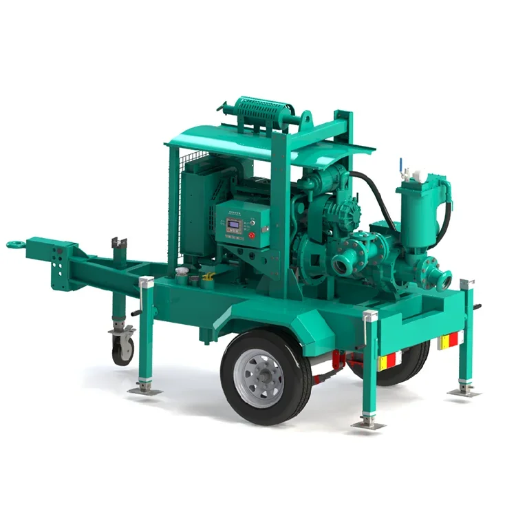 Self-Priming Water Pump with Single Stage Diesel Engine for Fire Irrigation Agriculture & Sewage Factory Price