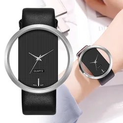 Montre à quartz de luxe pour femmes, transparente, creuse, décontractée, bracelet Relogios Femin37, dames, horloge chaude, 2024