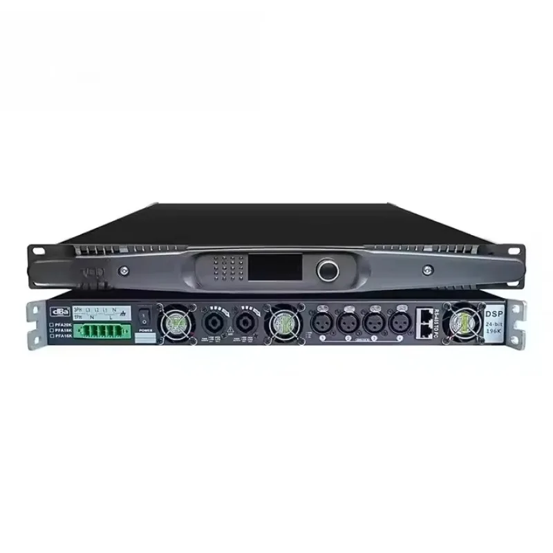 PFA20K 2000W 4-Channel Top Amplifier Reliable Flexible Rack Digital Power Soft Amplifier for Travel Applications