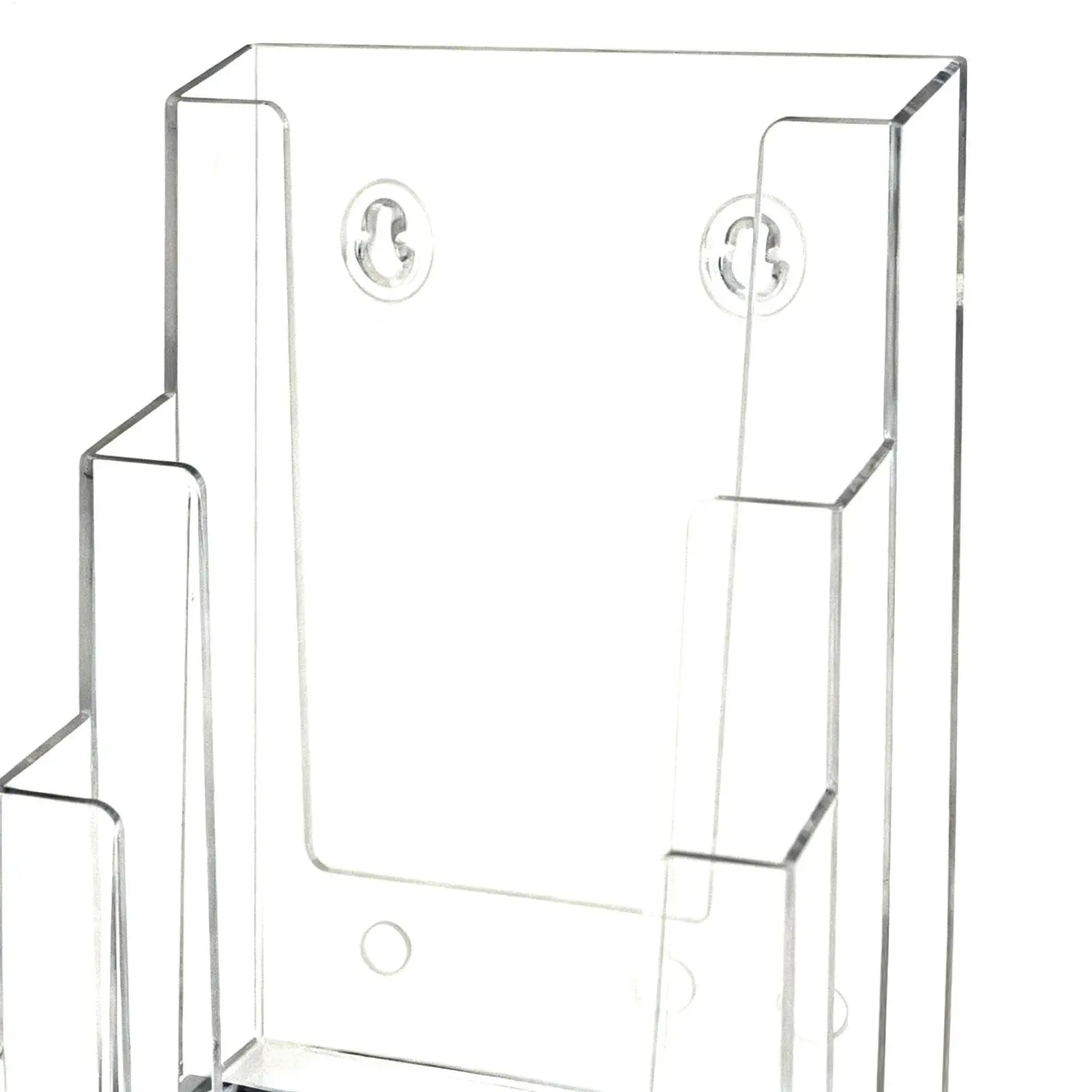 كتيب عرض موقف الاكريليك 5-Tier مكتب الملحقات 2 قطع الأدب كتاب حامل مقسم للبطاقات طاولة عداد مكتب #1