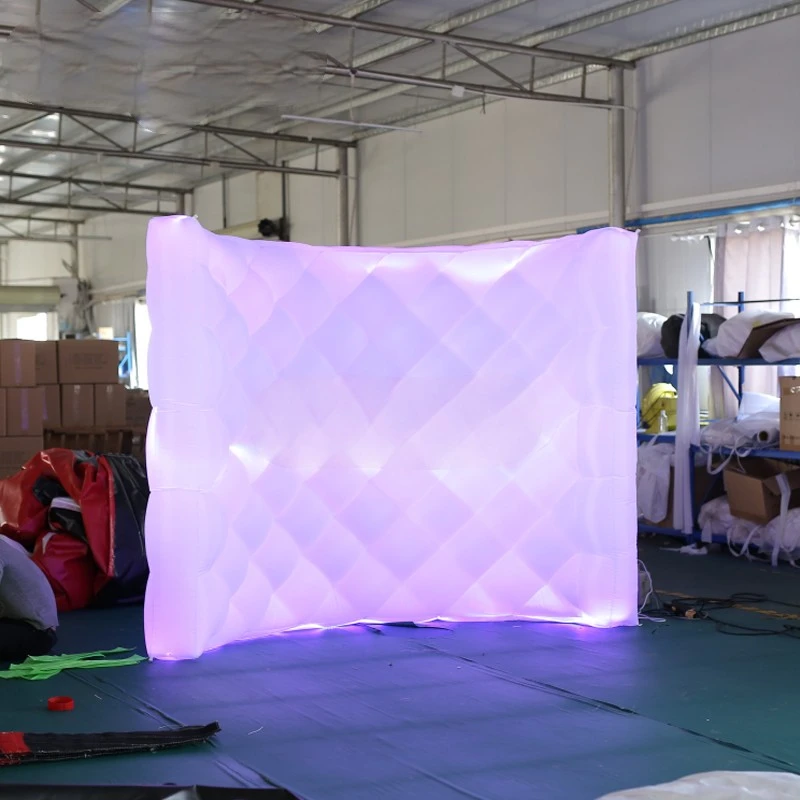 

Booth Backdrop 2.43x1.2x2.3m Inflatable Photo Led Inflatable Wall For Party Wedding Advertising