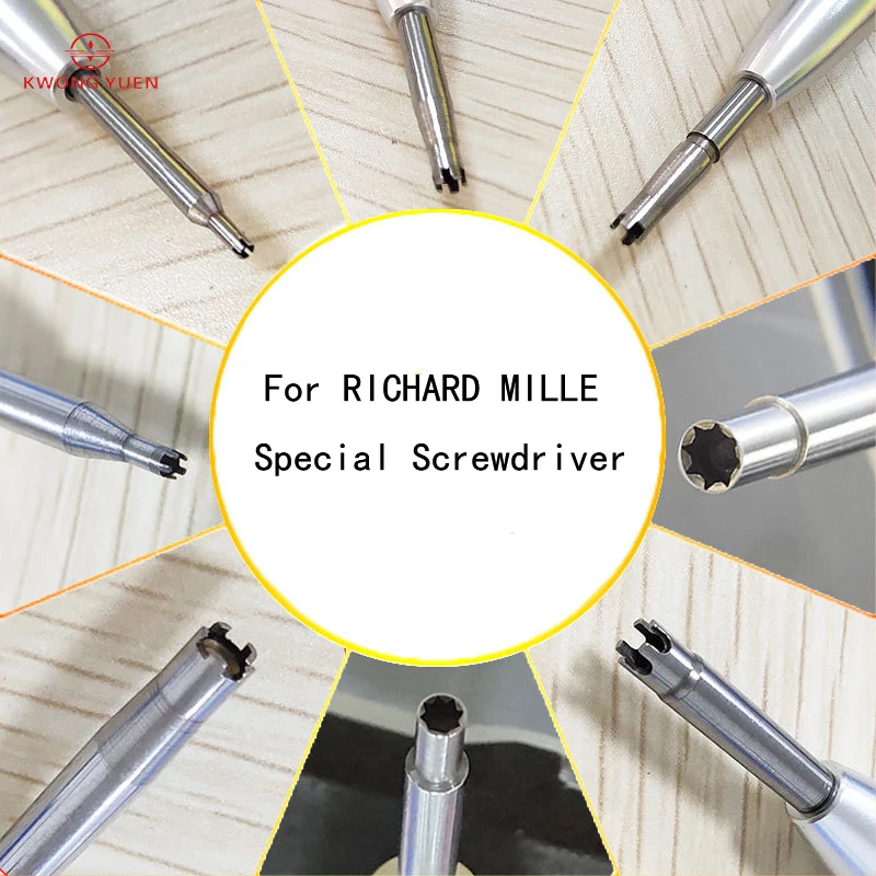 Screwdriver For RM6266 5490 6265 5491 5809 Watch Screws Change Strap Band bezel Case Movement various Repair Tools