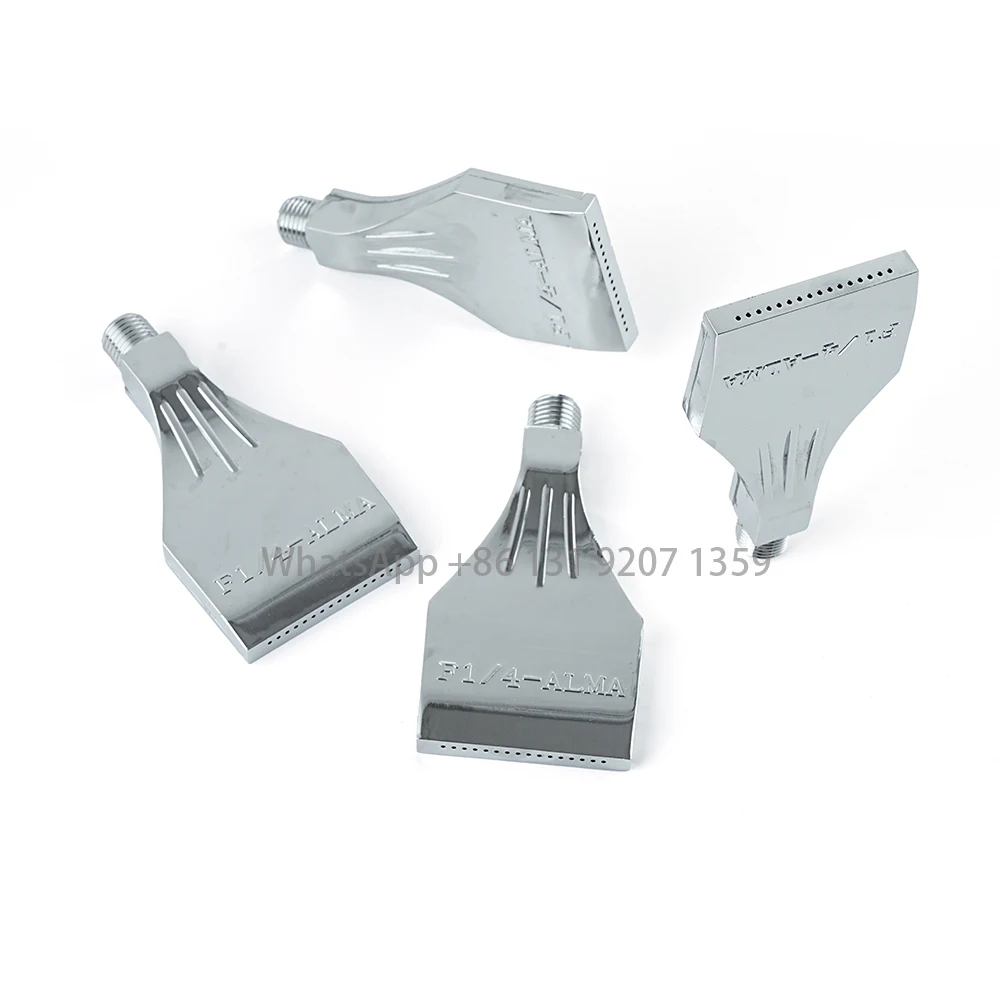 Aluminum Alloy Air Knife Drying Nozzle F1/4-ALMA Wind Blowing Jet Sandblasting G1/4 Male Thread Spray