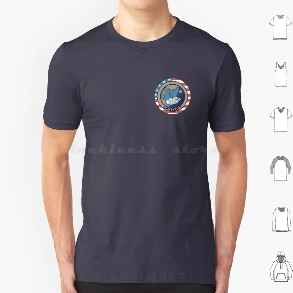 Apollo 1 Mission Patch Shirt T Shirt 6xl Cotton Cool Tee Apollo 1 Apollo Missions Crew Patches Space Birthday Party Halloween