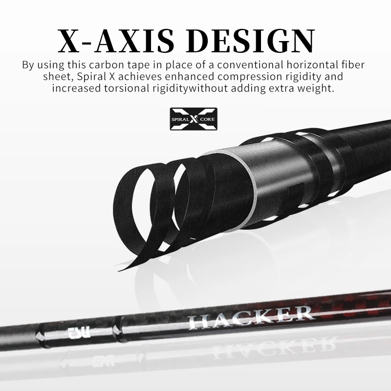 TSURINOYA Long Casting Fishing Lure Rod HACKER Ⅱ S812M High Sensitivity 2.46m MF Action Spinning Casting Rod - view 4