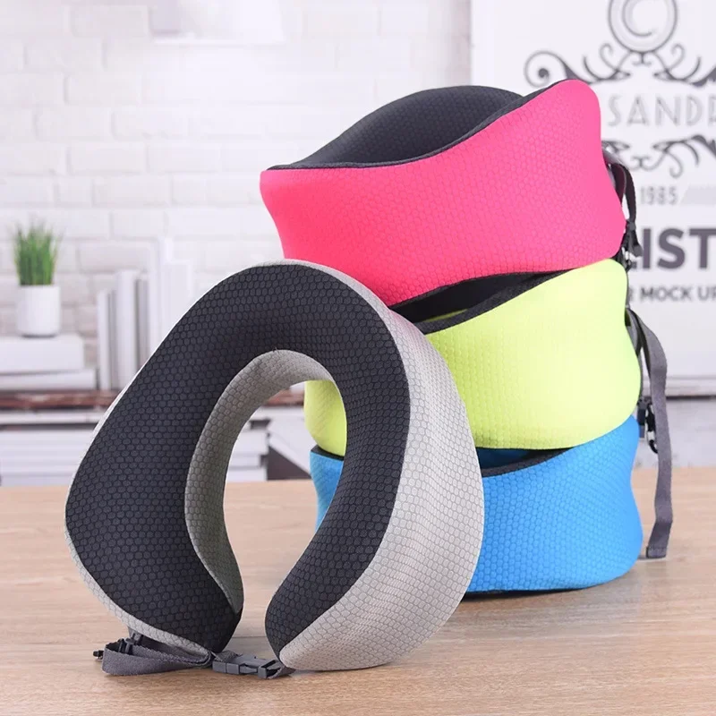 

Travel Pillow Memory Foam Neck Support For Flight Comfortable Head Cushion Support Pillow Accessories For Sleep Rest Airplane