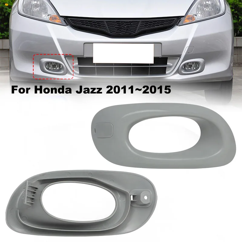

Front Bumper Fog Light Lamp Bezel Cover Frame Trim Cap For Honda Jazz 2011 2012 2013 2014 2015 33956-TF0-J51/33906-TF0-J51