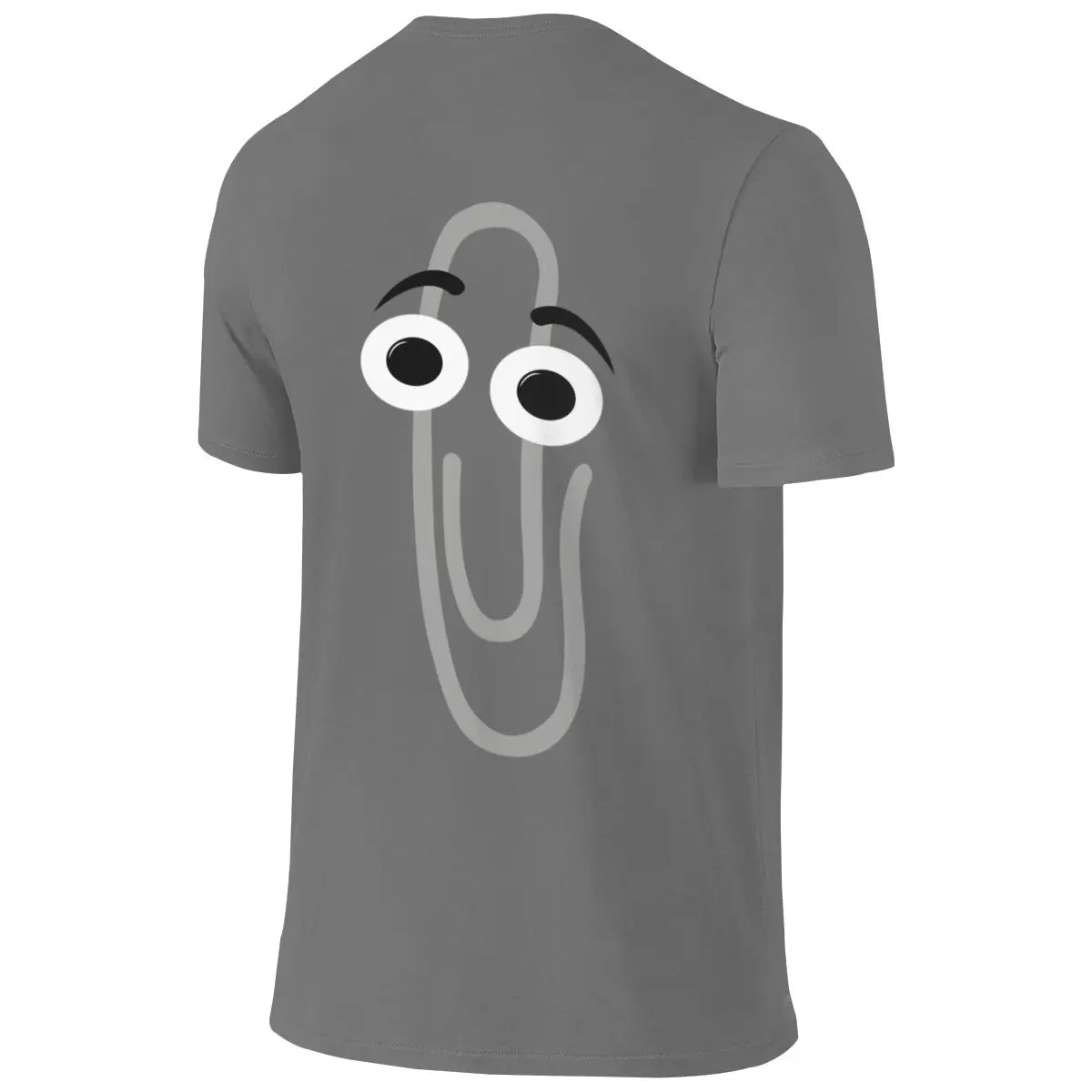 R I P Clippy Dropped Shoulder Reversible T-shirtKorean Style Minimal Anti-Static Shirt