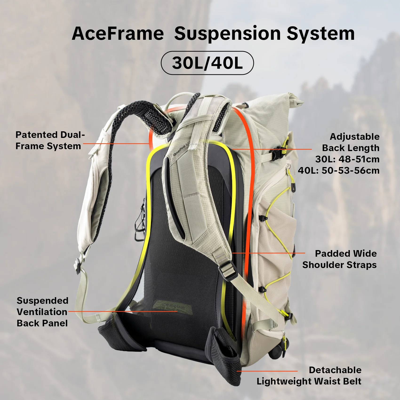PGYTECH OnePro Ultralight Camera Backpack  Expandable Camera Bag for Photographers Outdoor Travel with Rain Cover