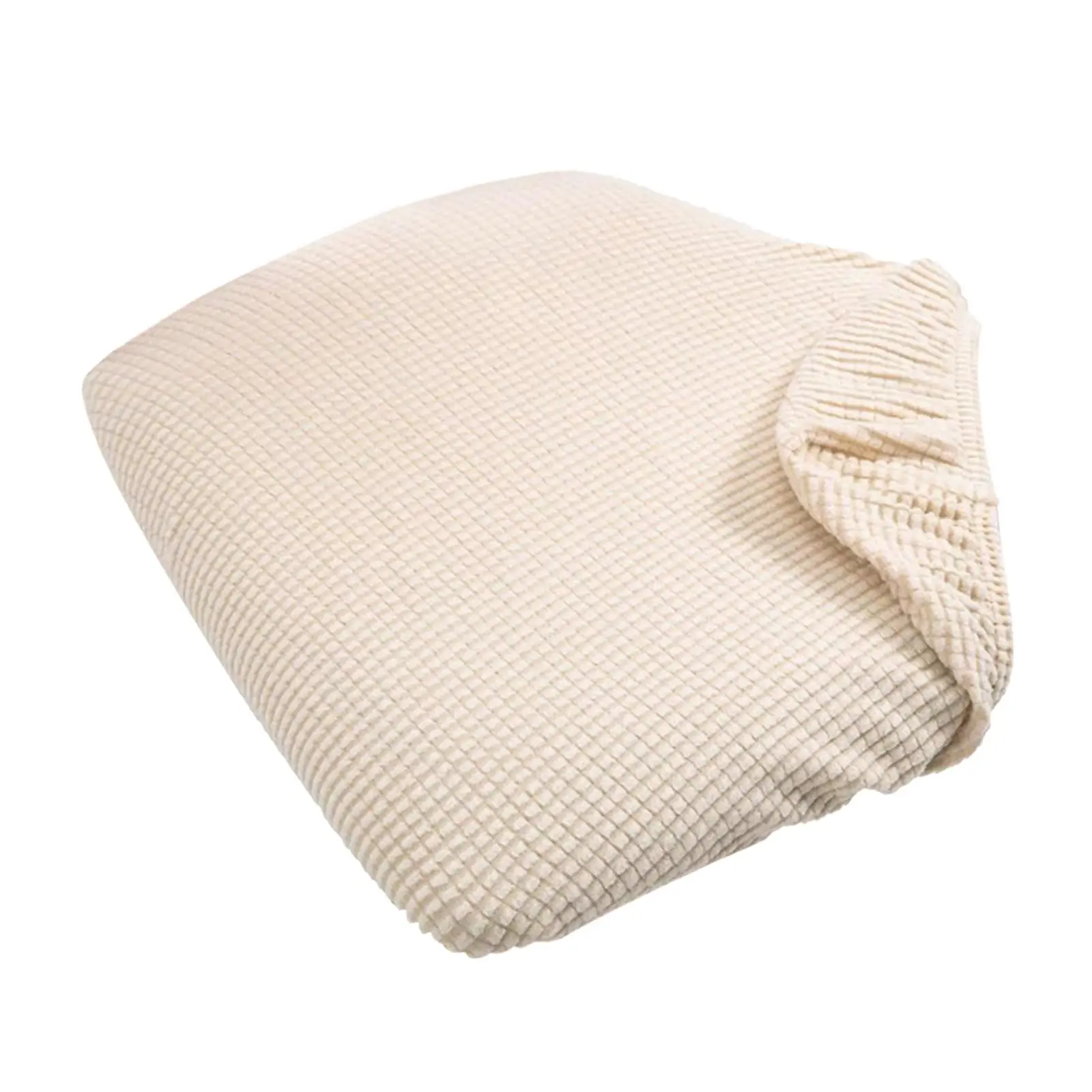 Chair Seat Cover Stretch Fit Replacement Slipcover for Hotel Banquet Dining Room Bar Stool Square Seats