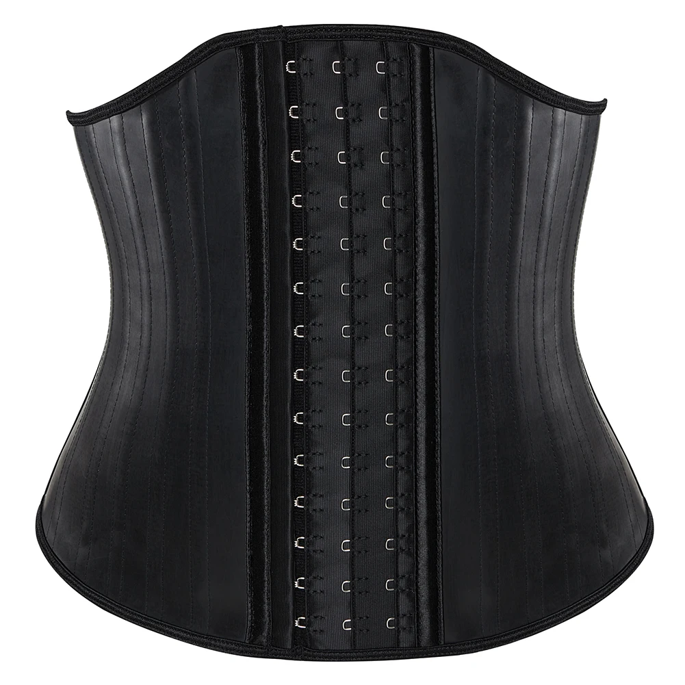 

Latex Waist Trainer Shapewear 25 Steel Bones Push Up Shaper Corset Slimming Belt Cincher