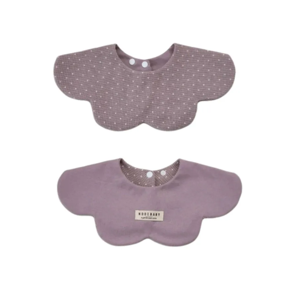 

Двусторонний хлопковый нагрудник для кормления младенцев с мультяшным рисунком, дышащий, приятный для кожи, милый слюнявчик-полотенце для младенцев, для прорезывания зубов