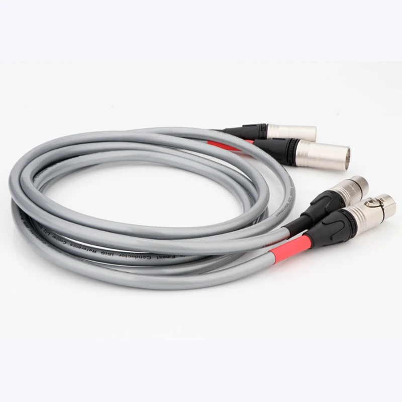 Pair Audio Note music's Finest conductor ISIS Reference Copper Litz XLR interconnect cable