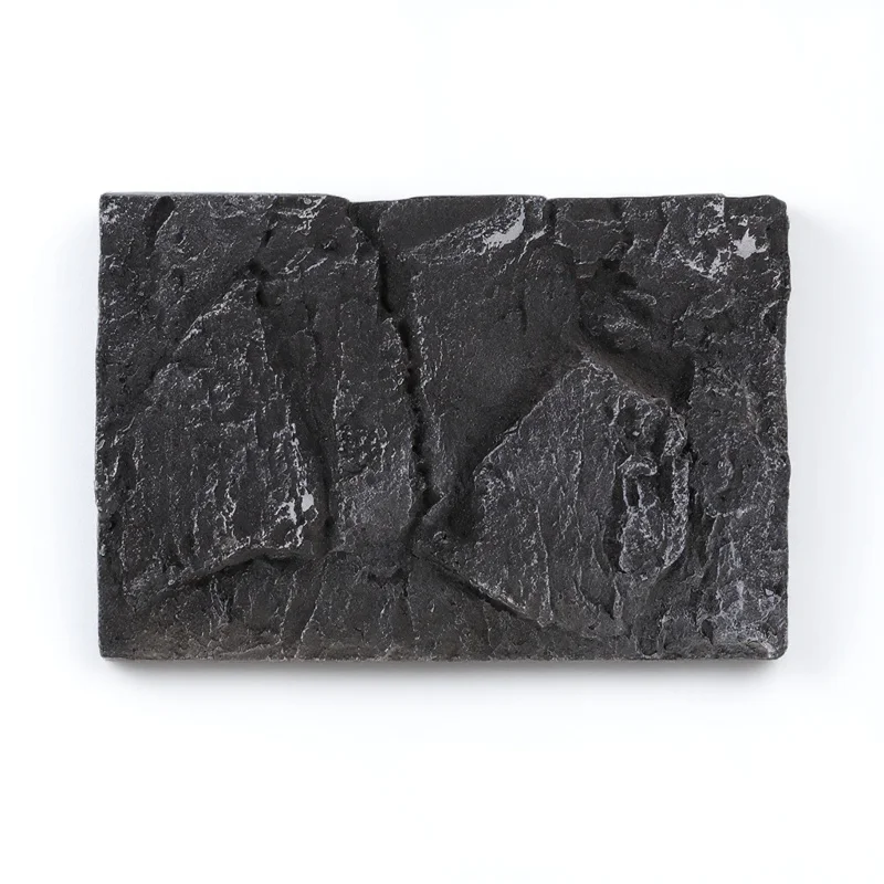 

Lifelike 3D Reptile Habitat Background Plate Stone Texture Aquarium Decoration Reptile Tank Decoration Terrarium Decor