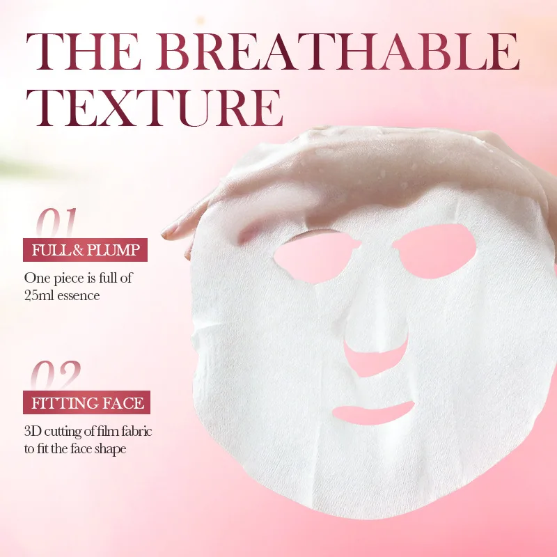 SAODER Pink Aloe Facial Masks 2