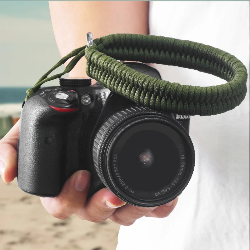 New HandmAde Woven Camera Wrist Strap For Canon Nikon Sony Fuji Leica Olympus Micro Single Ouick Release Hand Strap