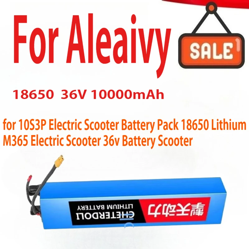 

Aleaivy 10S3P 36 В 10000 мАч 36 В аккумулятор для электрического скутера 18650 литиевый M365 электрический скутер 36 В аккумулятор для скутера