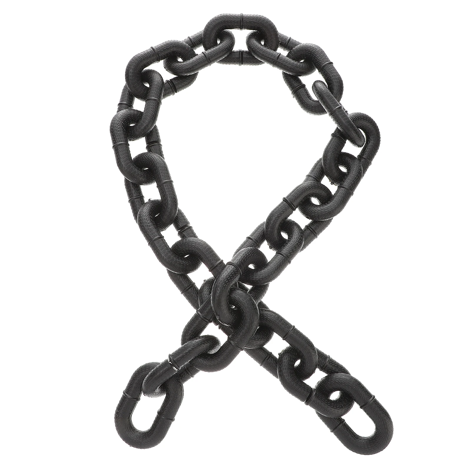

Simulated Iron Chain Props Plastic Chains for Halloween Costume Party Shackle DecorationsHaunted House Cosplay Prank Lightweight