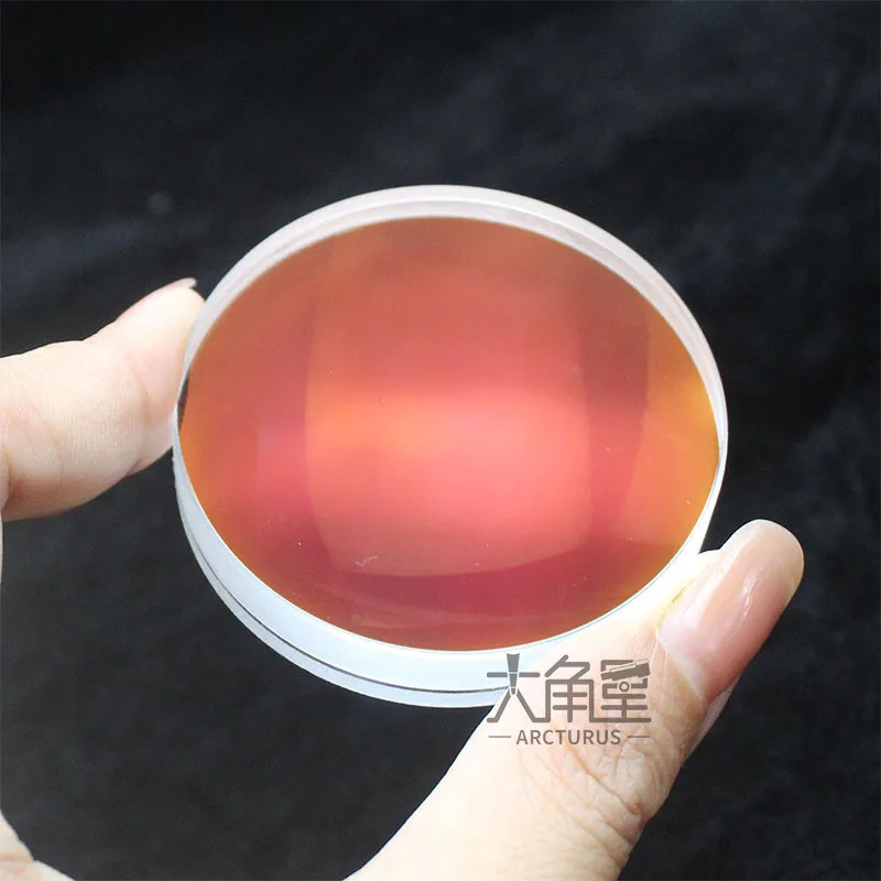 D50F147.5 Refraction Glued Red Film Objective Achromatic Lens Astronomical Telescope DIY Accessories