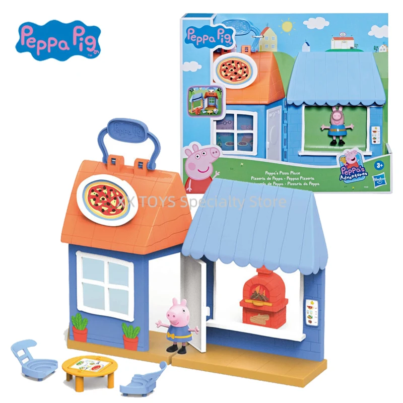 

Hasbro Peppa Pig Peppa’s Pizza Place Play Set Simulated House Scene Pizza Party Set Children's Play House Toys Birthday Gifts