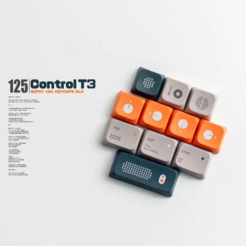 NuPhy Node Supplement Keycaps,nSA Profile PBT Low Profile Keycaps for NuPhy Node75 & Node100 Mechanical Keyboard Best-seller