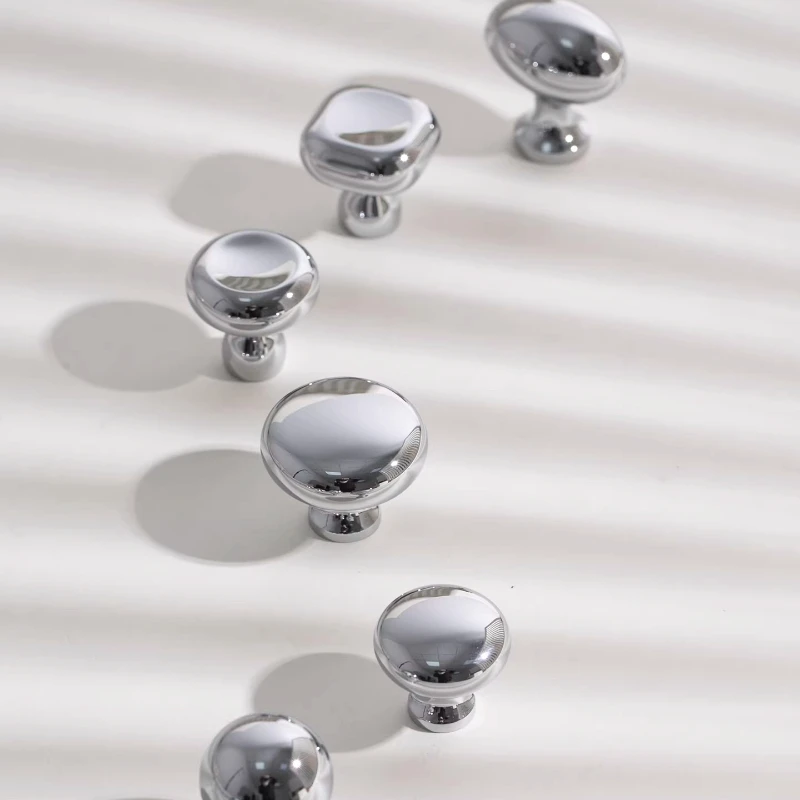 Massiver Messing-Möbelgriff, Chrom-Silber, langer Küchenschrankgriff in U-Form, einfacher Kleiderschrank-, Schlafzimmer-, Kommode- und Schubladenknopf – Detail 13