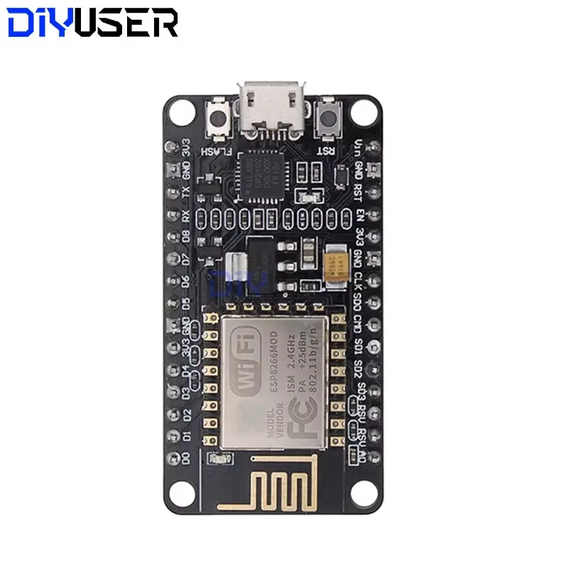 DIYUSER Wireless Module CH340 CP2102 NodeMcu V3 V2 Lua WIFI Internet of Things Development Board Based ESP8266 ESP-12E