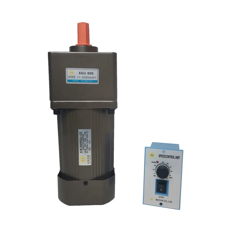 

Motor 120W Gearbox Constant Speed 200W Micro AC Speed Regulation Motor with Brakes
