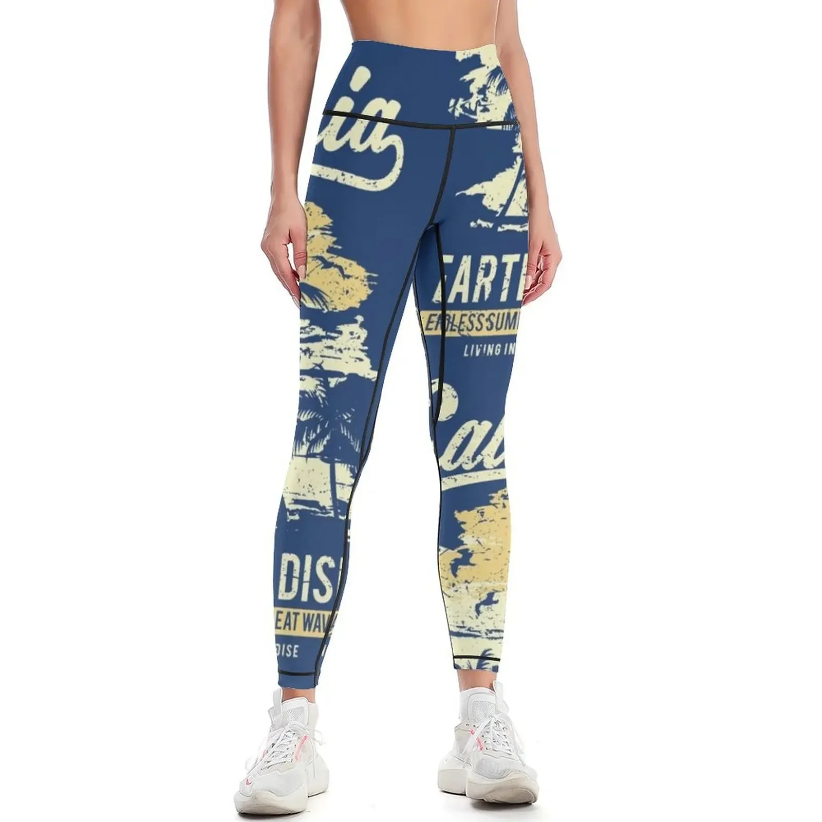 

California Beach Leggings sports for sports for gym sport set Tight fitting woman Womens Leggings