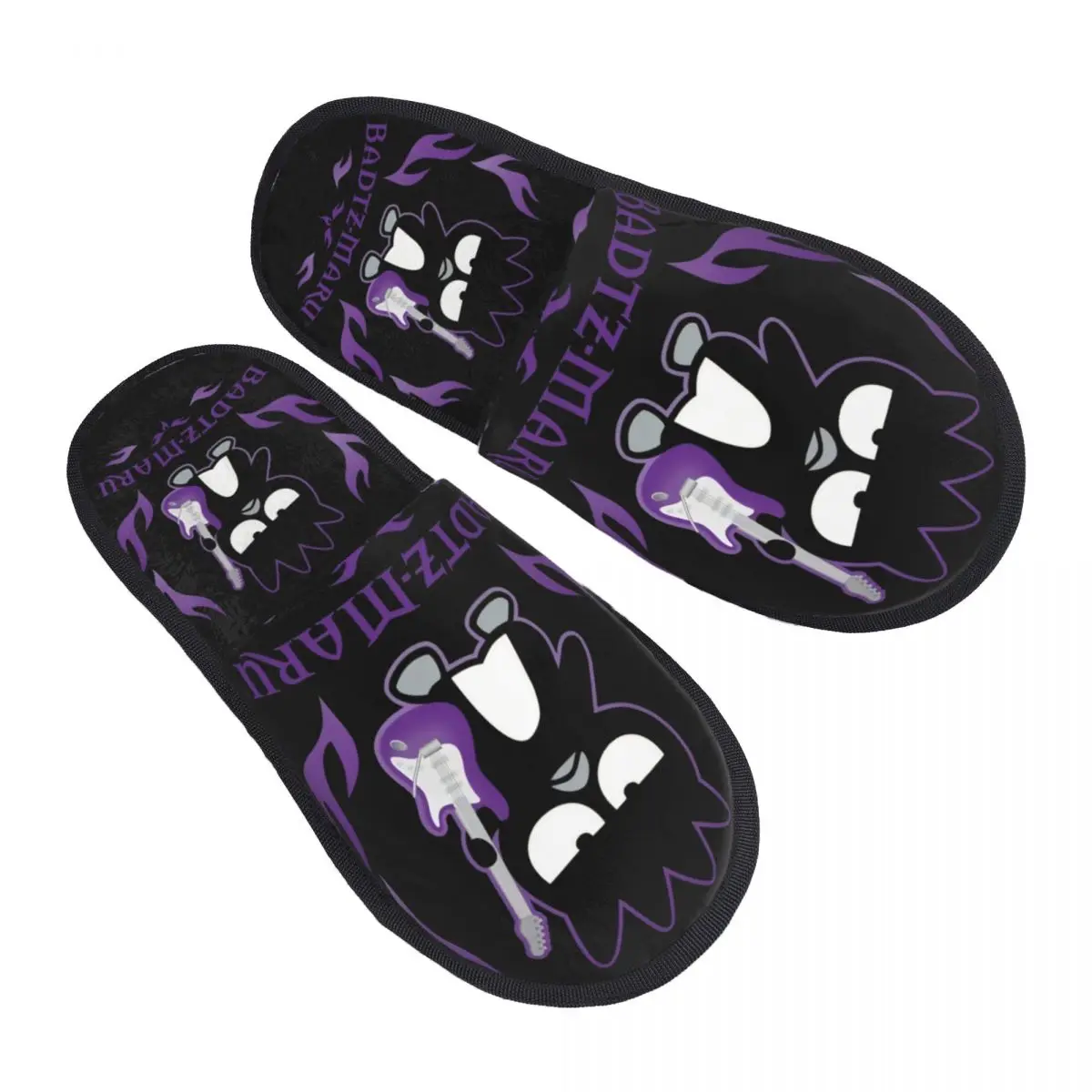 Benutzerdefinierte BAD Badtz-Maru Sanrio Cartoon XO Kind weiche Memory Foam Hausschuhe Frauen gemütliche warme Anti-Rutsch-Sohle Slipper