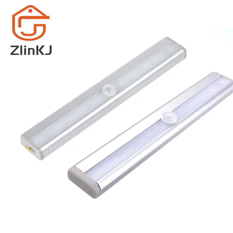 

1pc 10 LED Wireless Motion Sensor Light Infrared Induction Lamp Super Bright Light for Cupboard Wardrobe Bed Lamp Under Cabinet